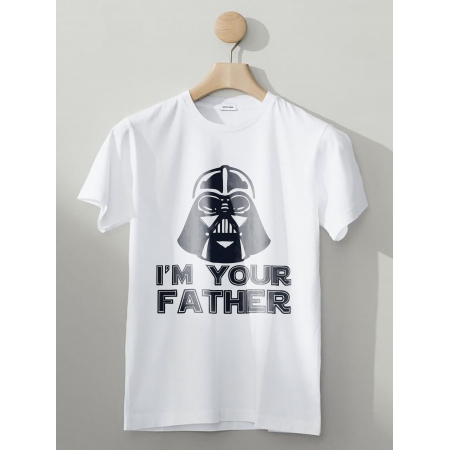 Tricou Sunt tatăl tău - bumbac Darth Vader